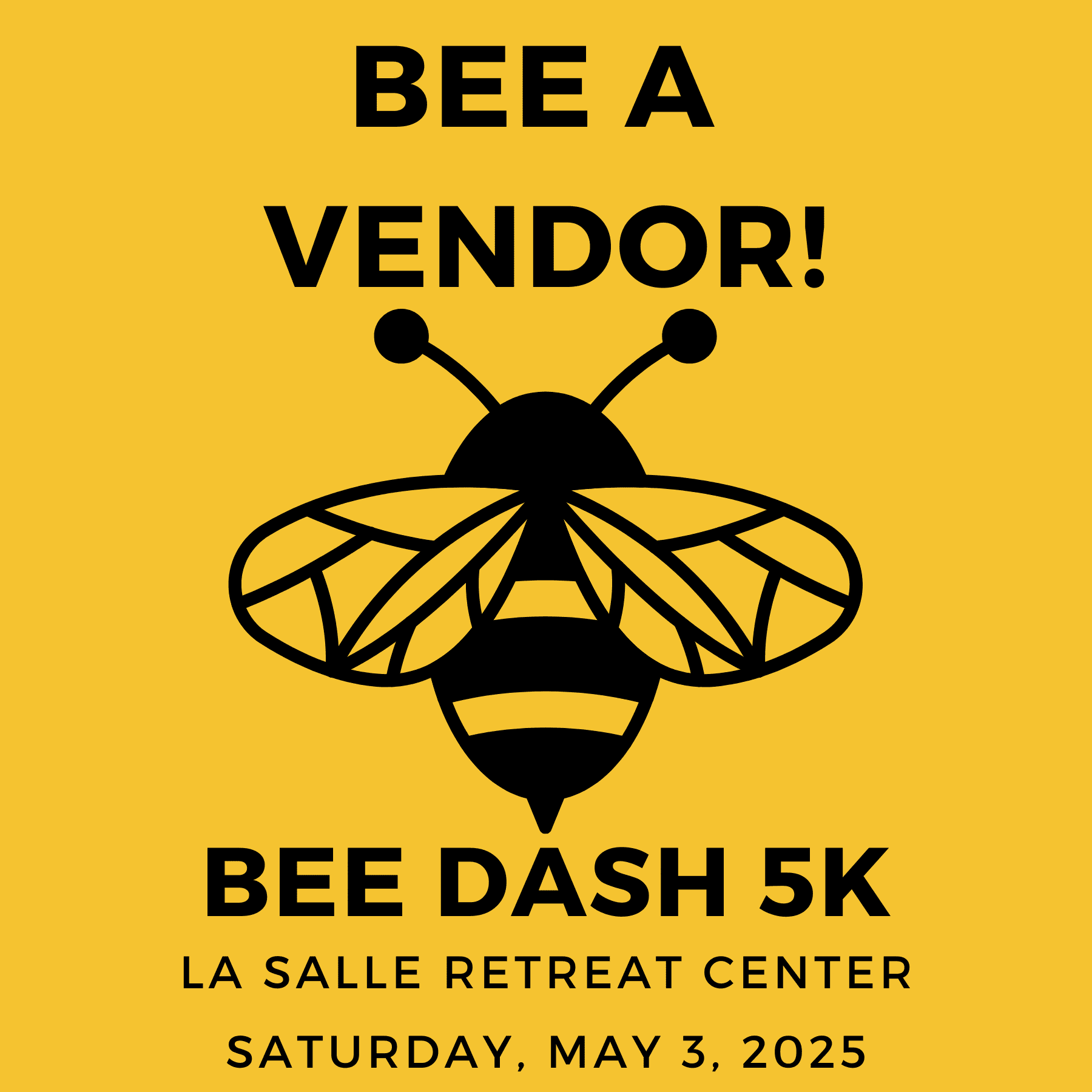 Bee Dash 5K Vendor Application